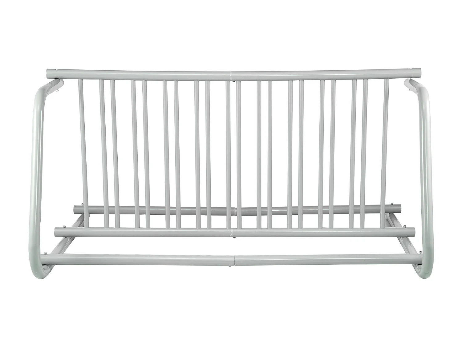 Support de Rangement pour Vélos, SucceBuy Support de Sol pour 10 Vélos, Rangement Double Face pour Garages, Cours, Rues