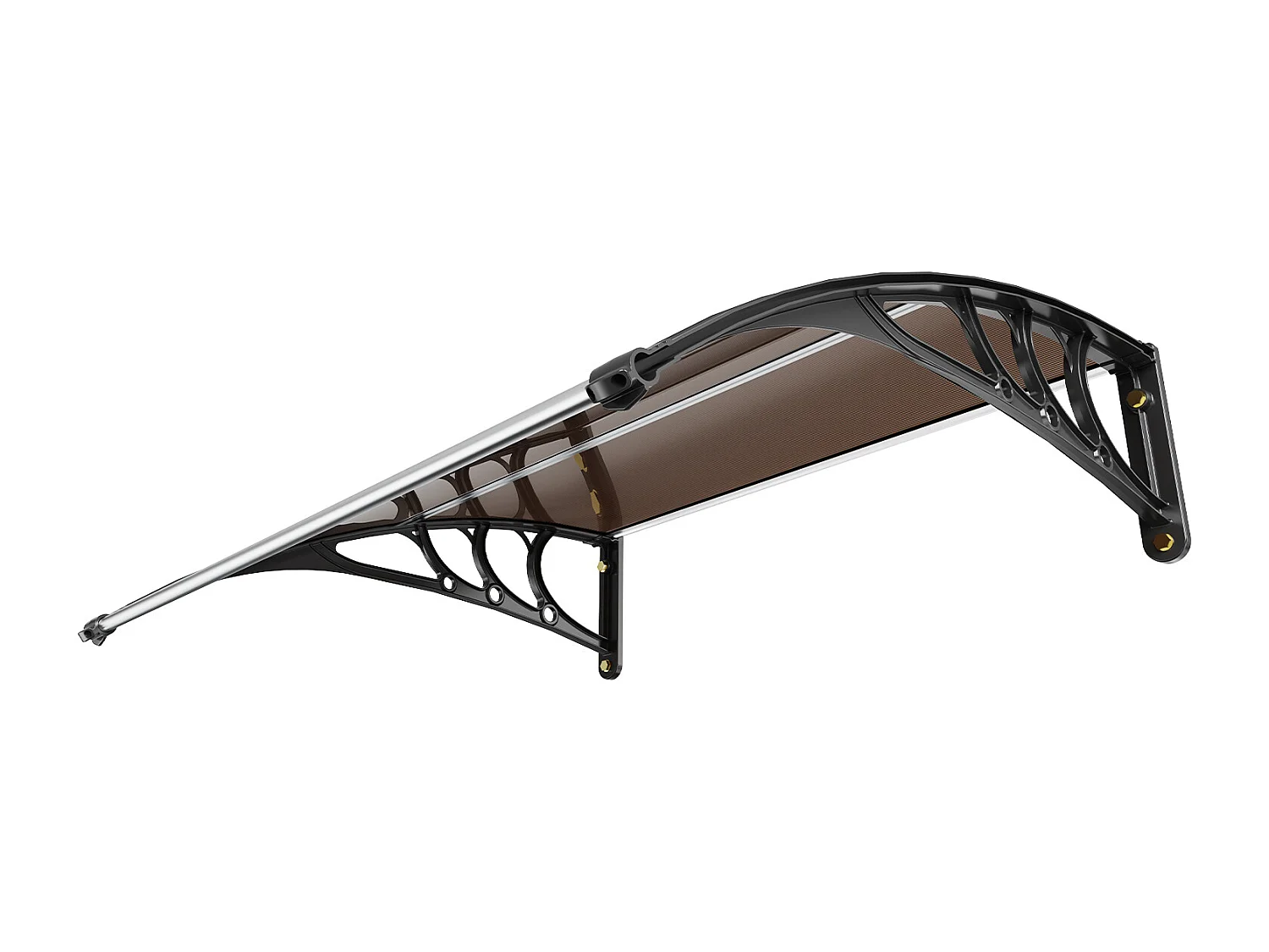 Auvent de Porte, SucceBuy Auvent de Porte et Fenêtre, Protection contre la Pluie et les UV, 96,5 cm