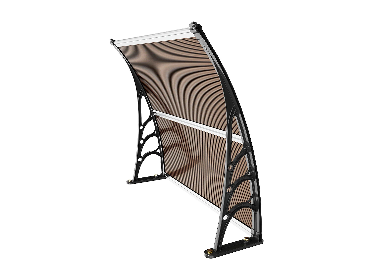 Auvent de Porte, SucceBuy Auvent de Porte et Fenêtre, Protection contre la Pluie et les UV, 96,5 cm