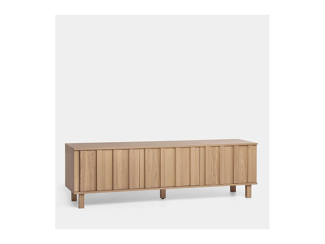 Mueble Tv de Madera Natural 48 x 160- Otto