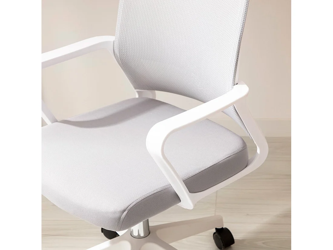 Silla de escritorio de Plástico Gris 95 x 60- Sayla