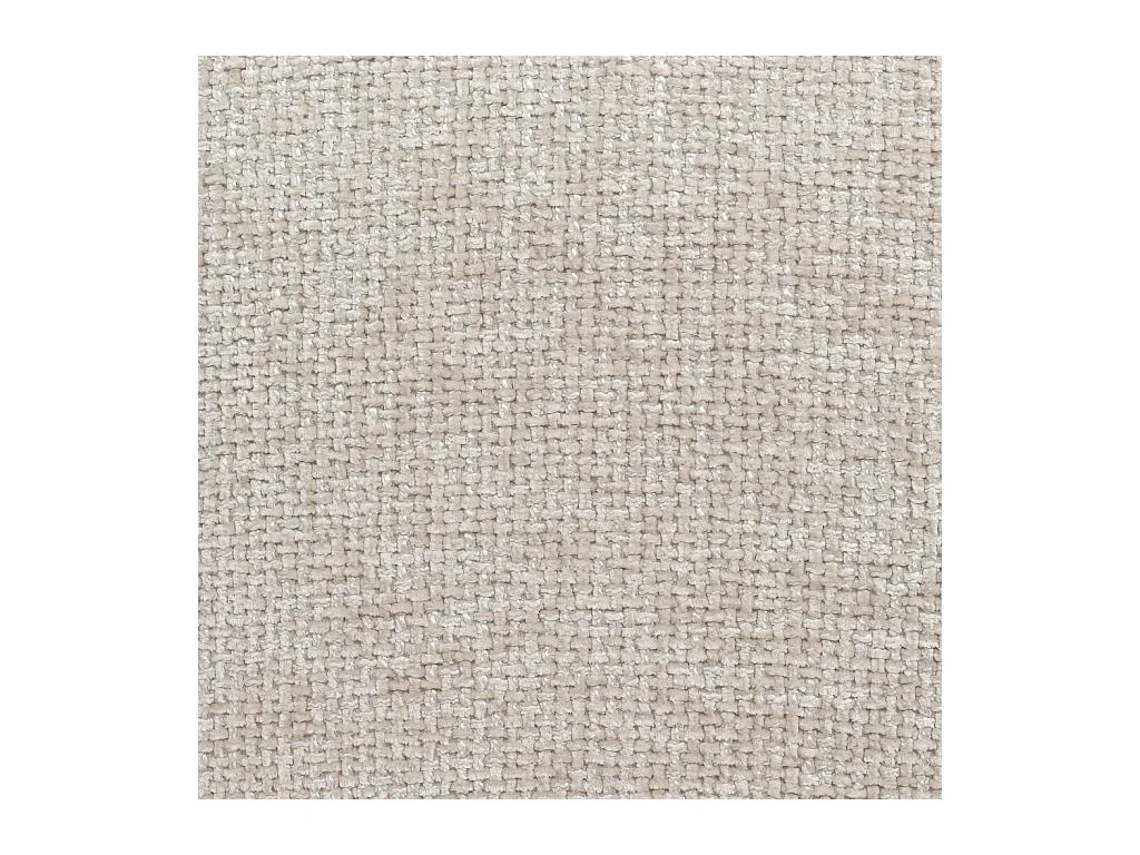 Habitat - Lot de 2 chaises en tissu chenille et bois massif couleur chêne - Crème - Luris