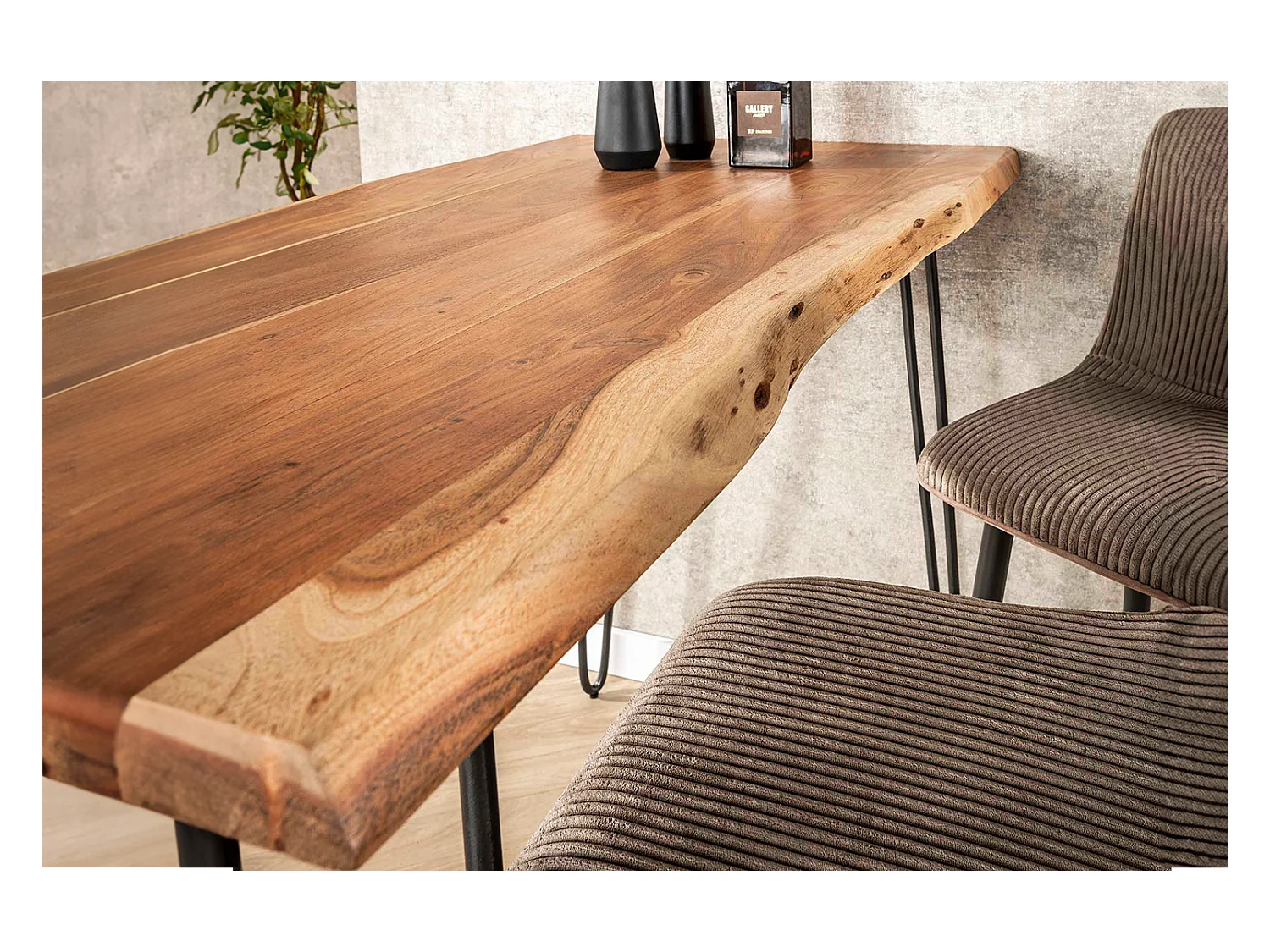 Table de bar - Bois Bois - 130 x 70 cm - ERGEA