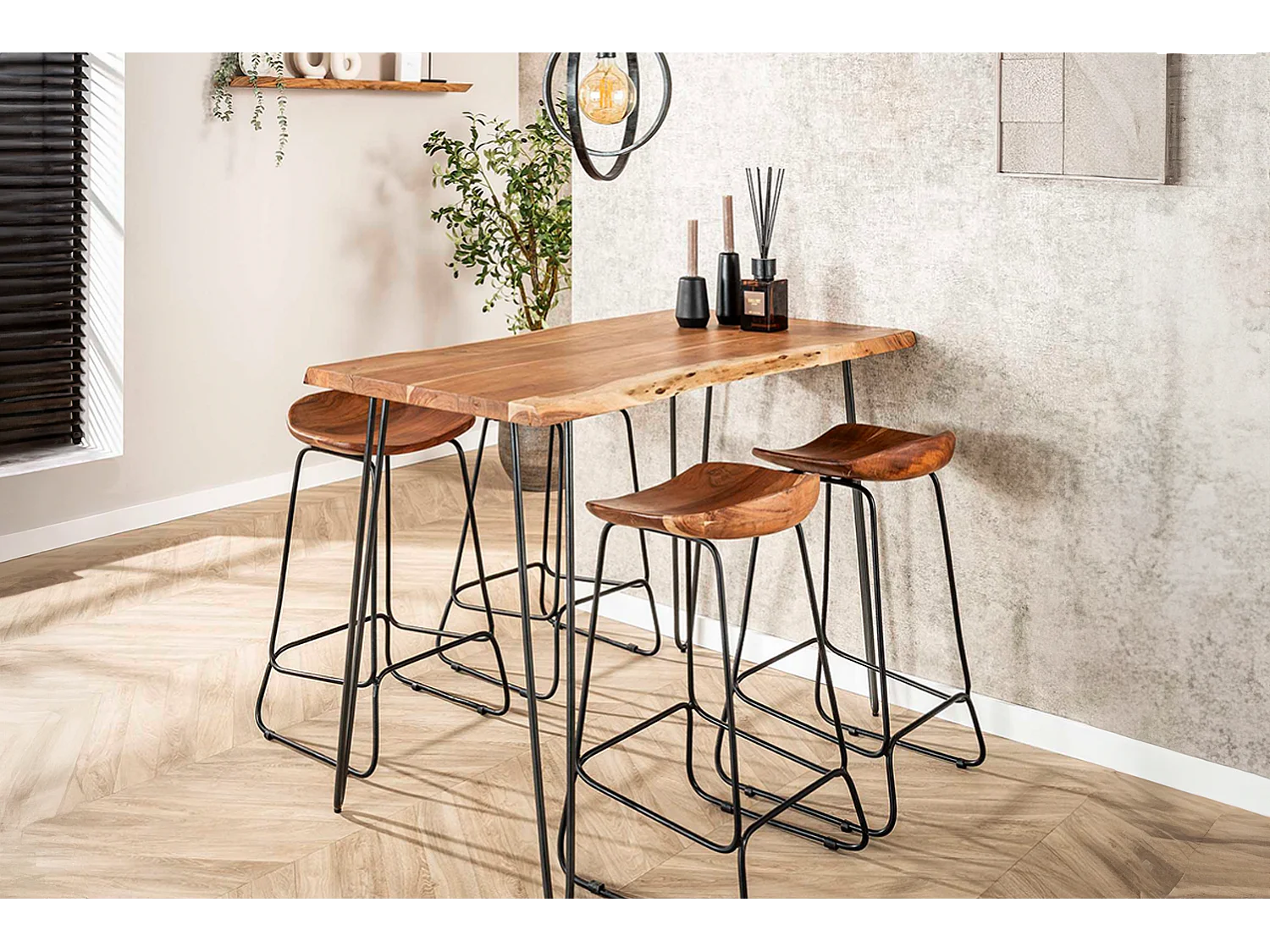 Bartafel - Hout Hout - 130 x 70 cm - ERGEA