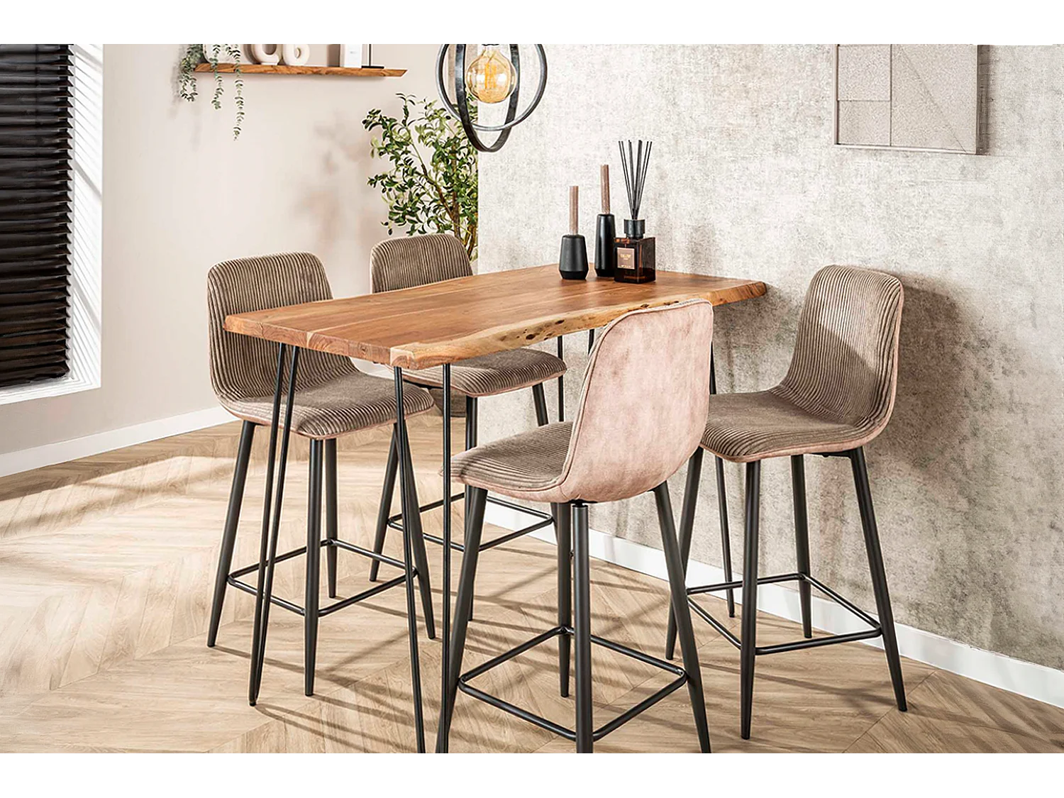 Bartafel - Hout Hout - 130 x 70 cm - ERGEA