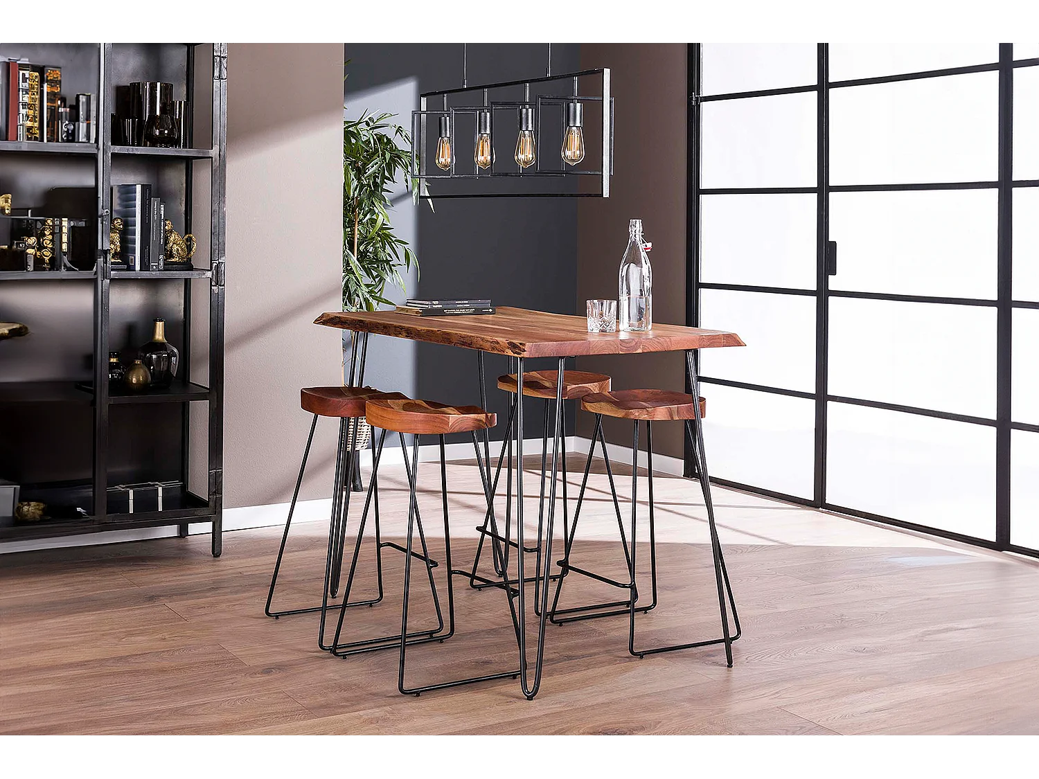 Bartafel - Hout Hout - 130 x 70 cm - ERGEA