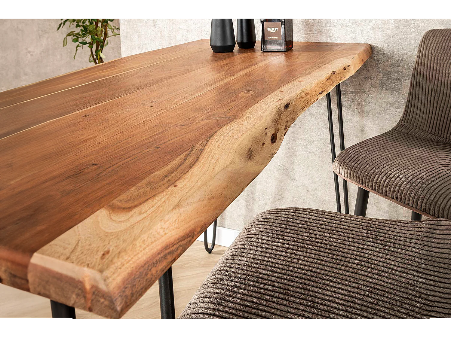 Bartafel - Hout Hout - 130 x 70 cm - ERGEA