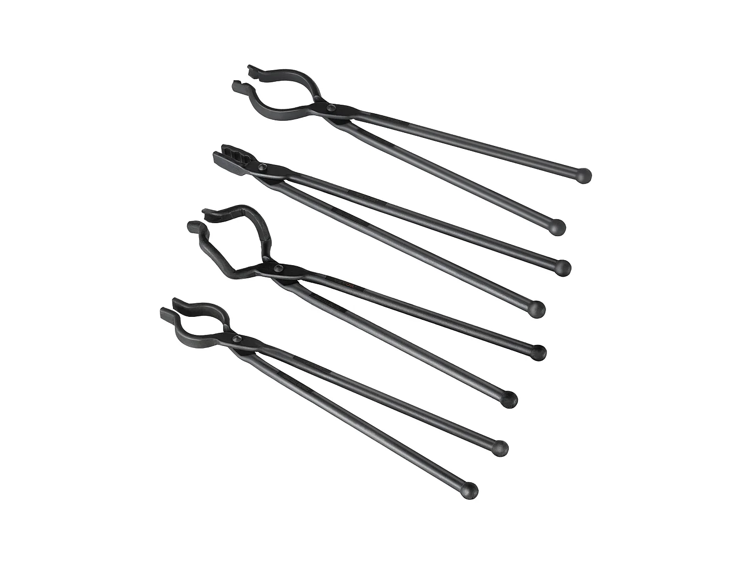 Pince de Forge SucceBuy, 46 cm, 4 Boulons V-Bit, Mâchoire de Loup, Préhension Z V-Bit