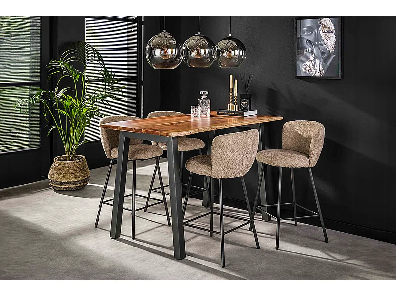 Bartafel - Hout Hout - 147 x 80 cm - ERGEA