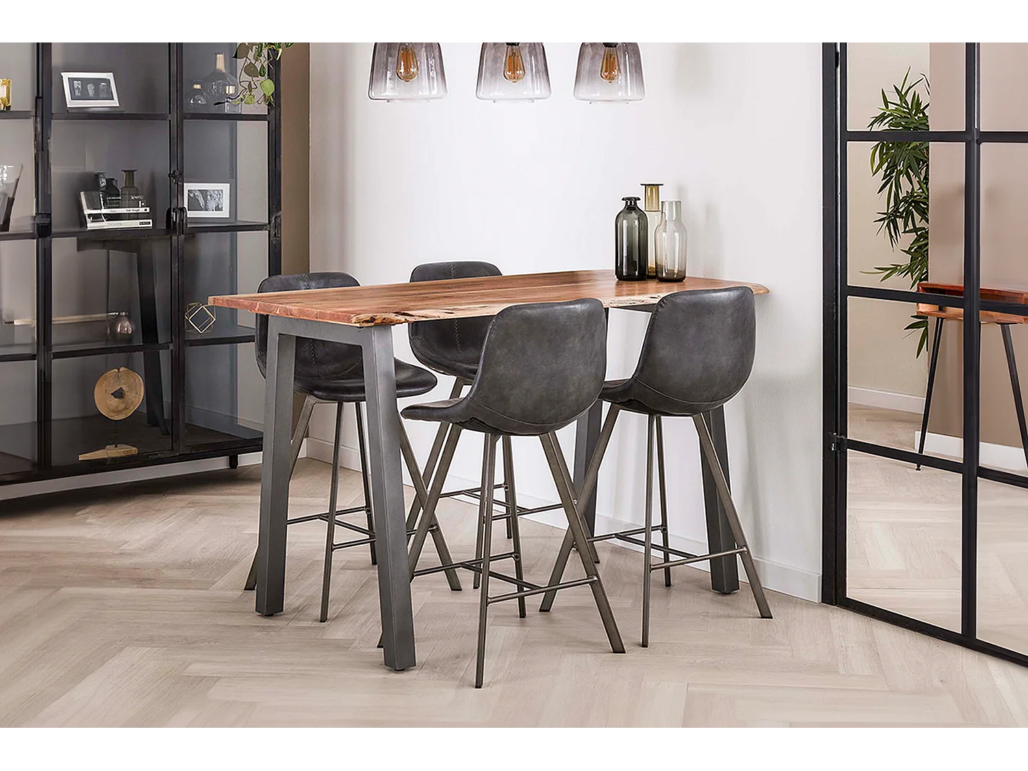 Bartafel - Hout Hout - 147 x 80 cm - ERGEA