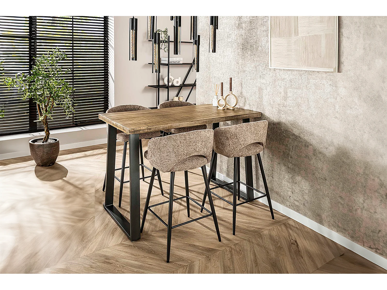 Bartafel - Hout Hout - 135 x 70 cm - FINA