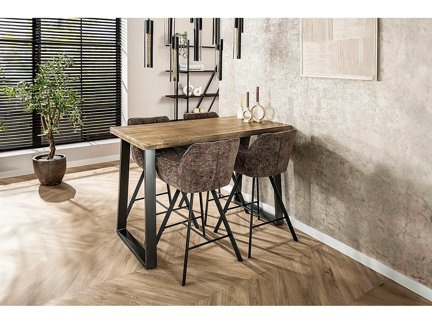 Bartafel - Hout Hout - 135 x 70 cm - FINA