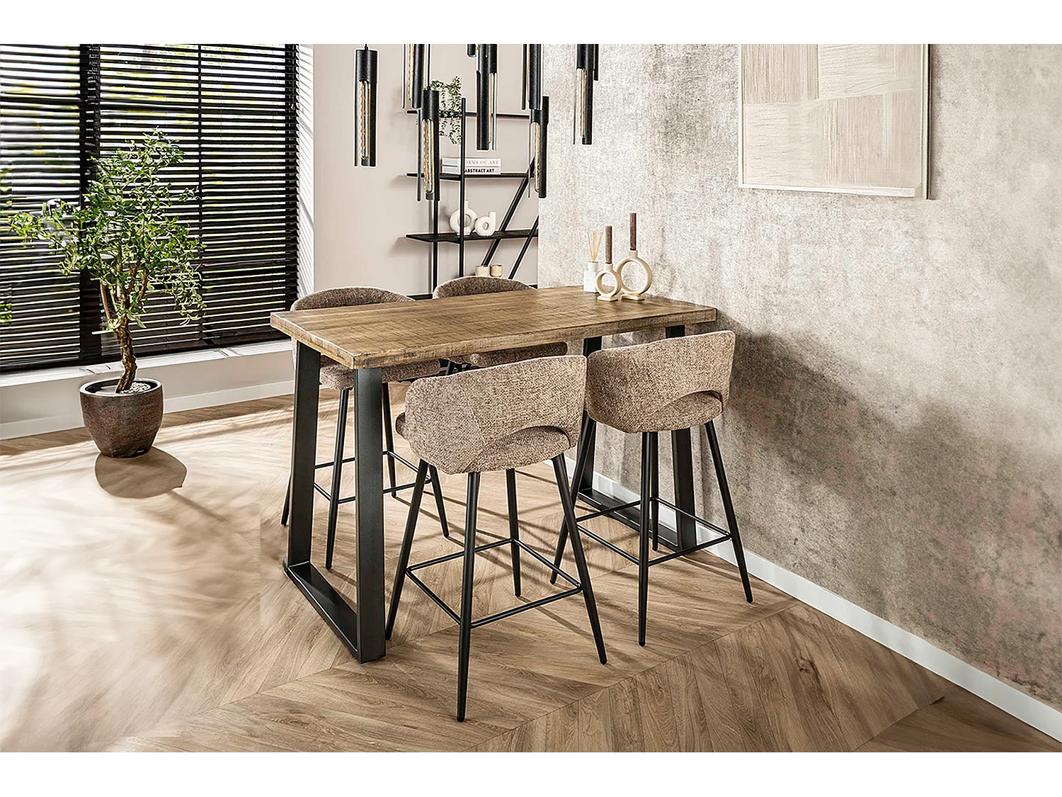 Bartafel - Hout Hout - 135 x 70 cm - FINA