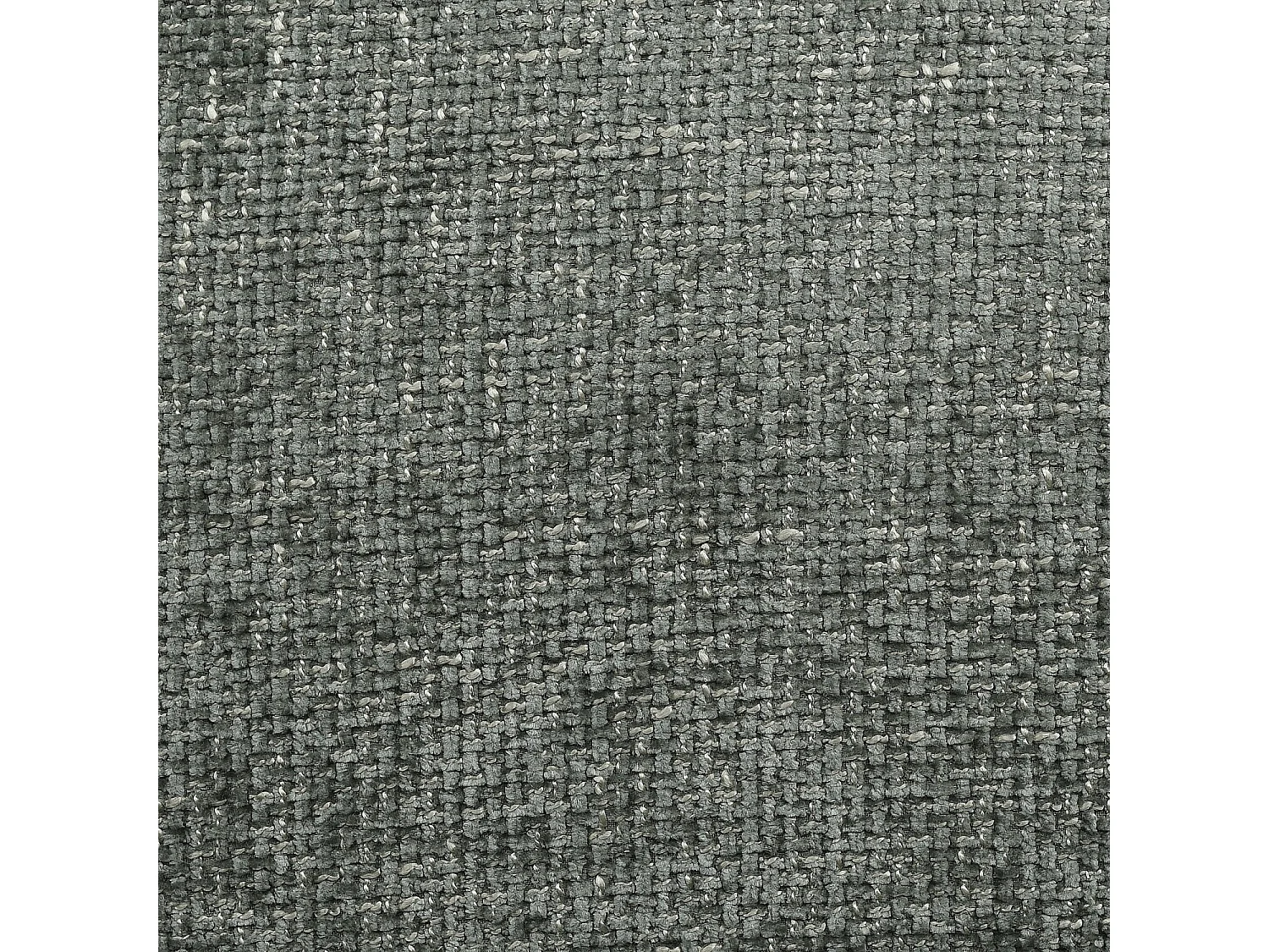 Lot de 2 chaises en tissu chenille et bois massif finition noyer - Vert sapin