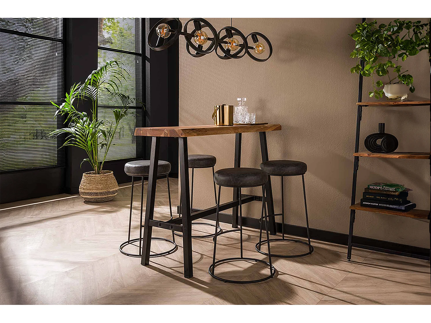 Bartafel - Hout Hout - 125 x 46 cm - DARAT