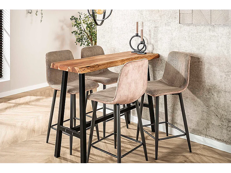 Bartafel - Hout Hout - 125 x 46 cm - DARAT