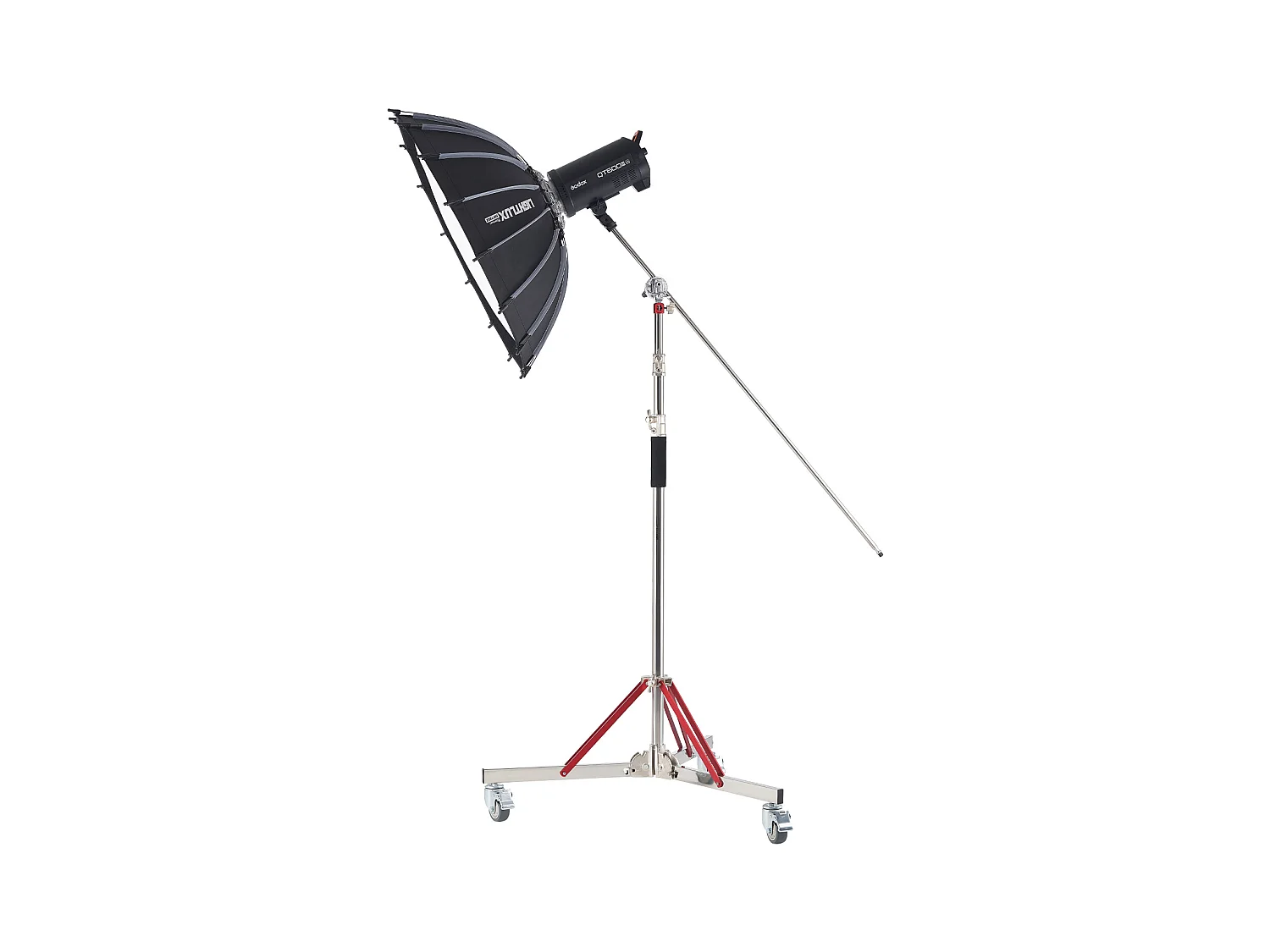 Support d'Éclairage Robuste SucceBuy avec Roulettes, Trépied de 320 cm