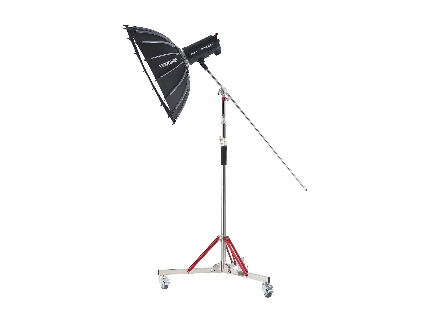 Support d'Éclairage Robuste SucceBuy avec Roulettes, Trépied de 320 cm