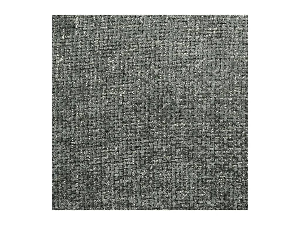 Habitat - Lot de 2 chaises en tissu chenille et bois massif couleur chêne - Vert sapin - Luris