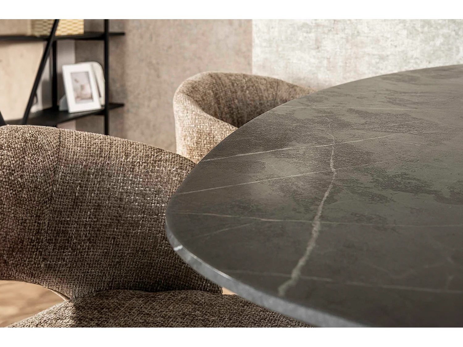 Bartafel - Zwart Hout - 140 x 80 cm - SESTA