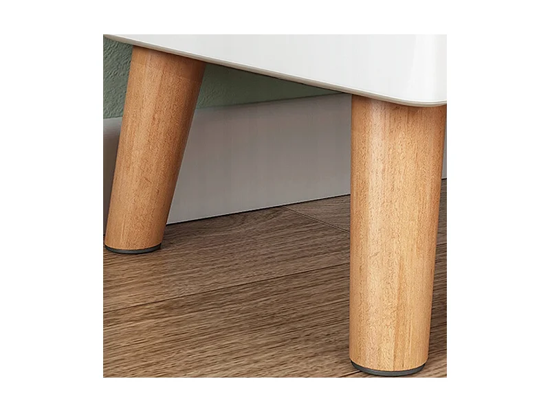 Stehendes Bücherregal weiß Bücherregale hoch Skandinavischer Stangen-Dachboden-Schrank