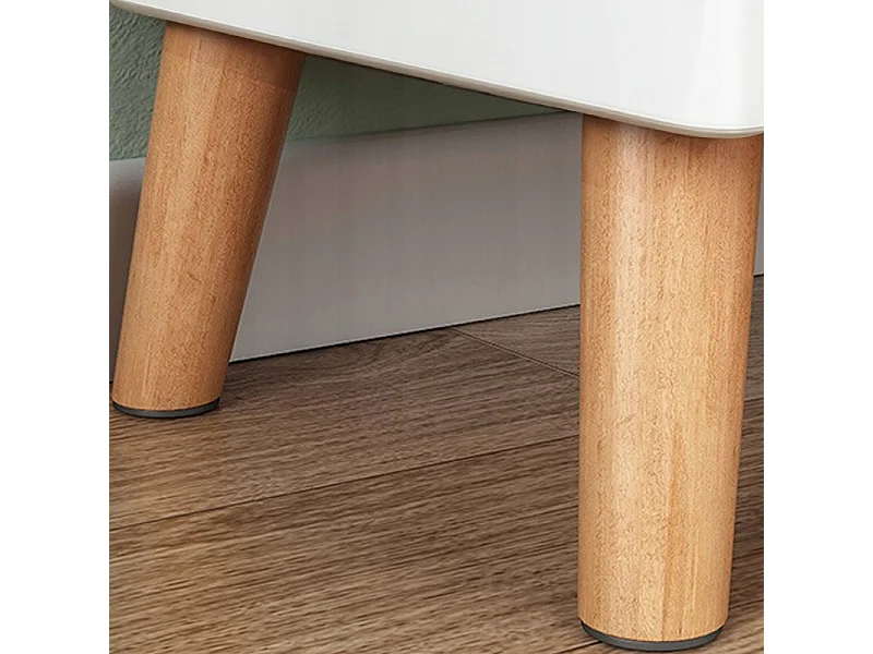 Libreria a muro bianca alta Scandinavian pole loft cabinet