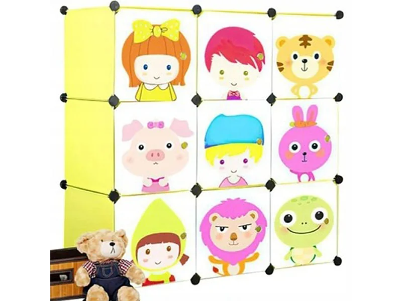 Szafa modułowa dla dzieci duża garderoba na ubrania zabawki