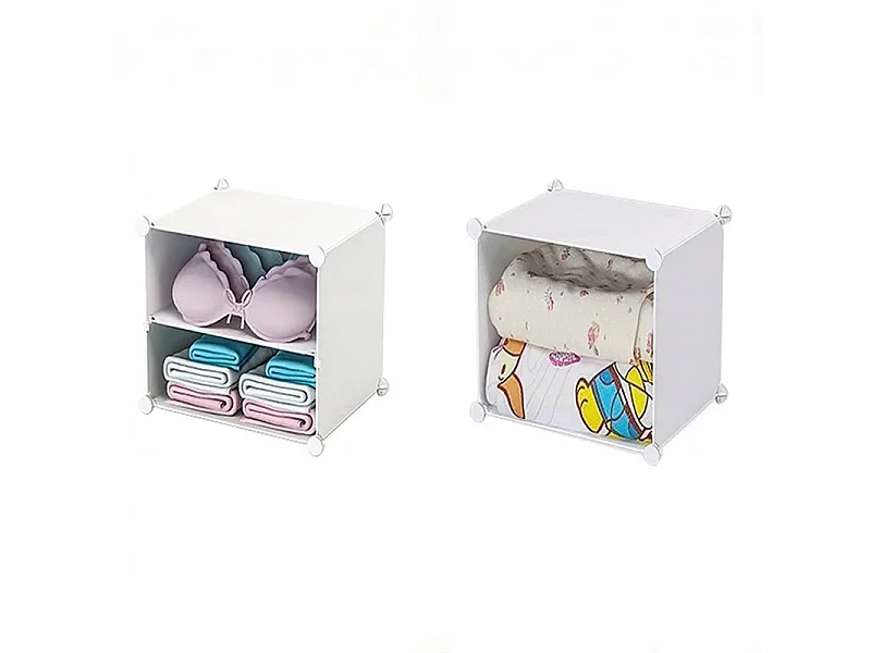 Roupeiro modular 5 prateleiras estante de livros roupeiro de varão branco