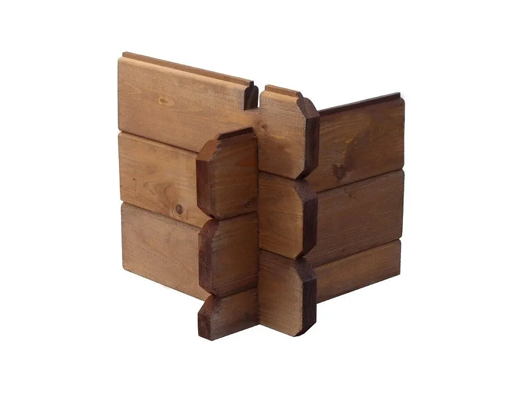 Terrasse en bois avec balustrade pour abri en bois - 9m2 - 3m x 3m - imprégnée - couleur: marron - DOM540 - ALTANKA