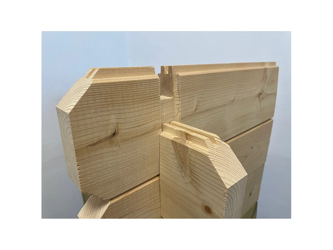 Veranda - 18 m2 - 6m x 3m - colore: naturale - DOM558 - ALTANKA