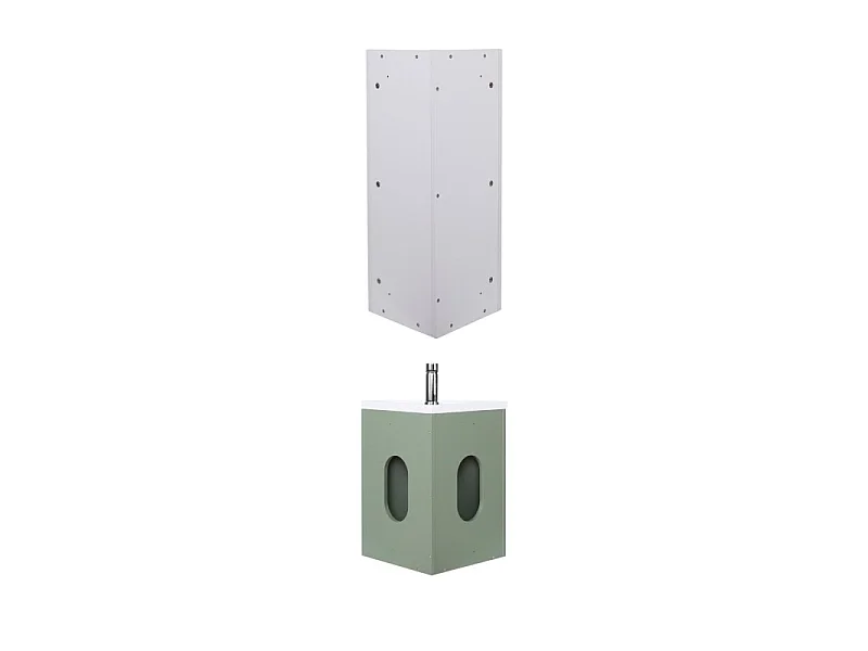 Lavabo angolare SKINO + mobile bagno