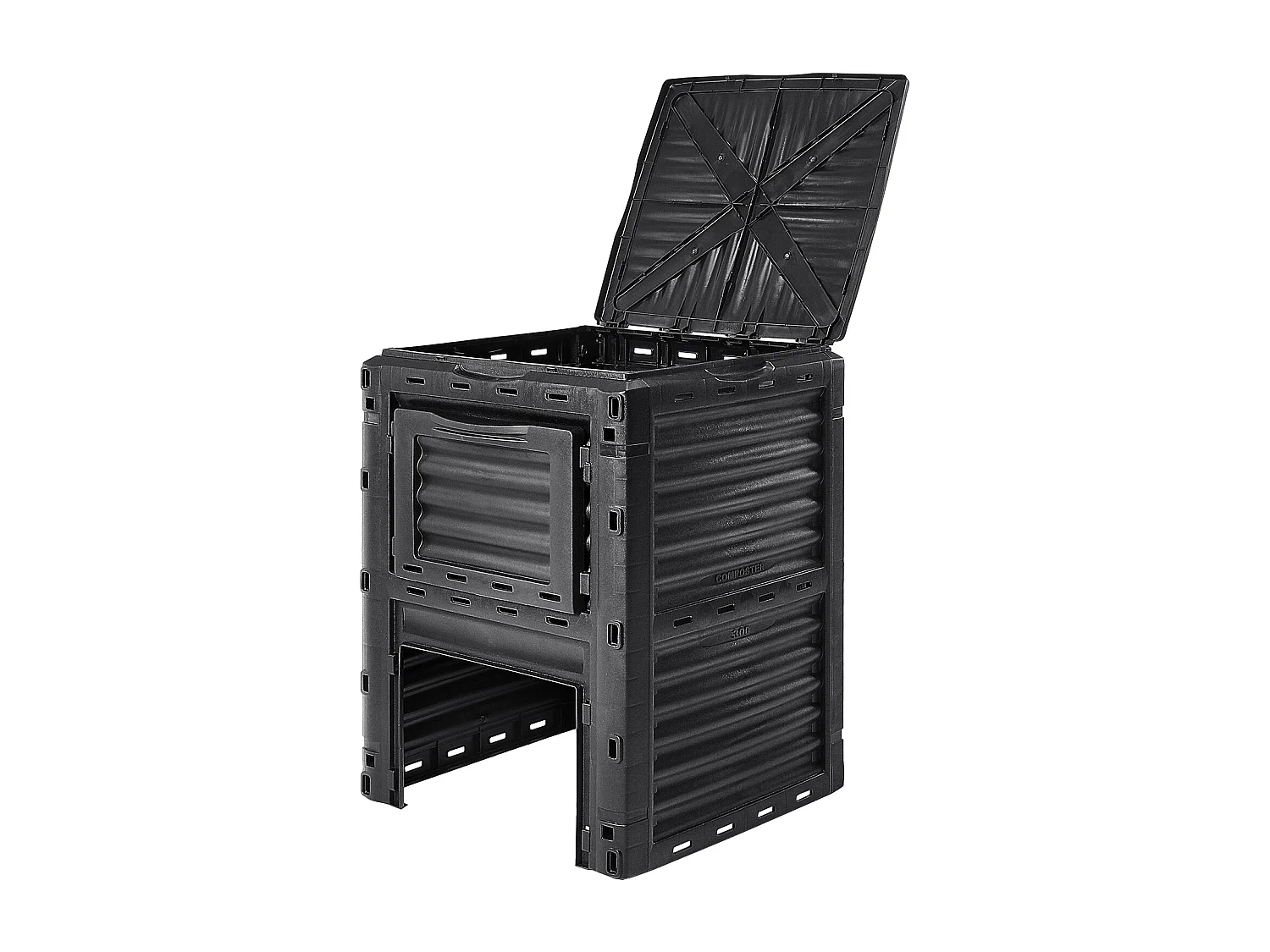 Conteneur de Compost pour Jardin SucceBuy, 300 L, Composteur Sans BPA, Grand, Facile à Ensemencer