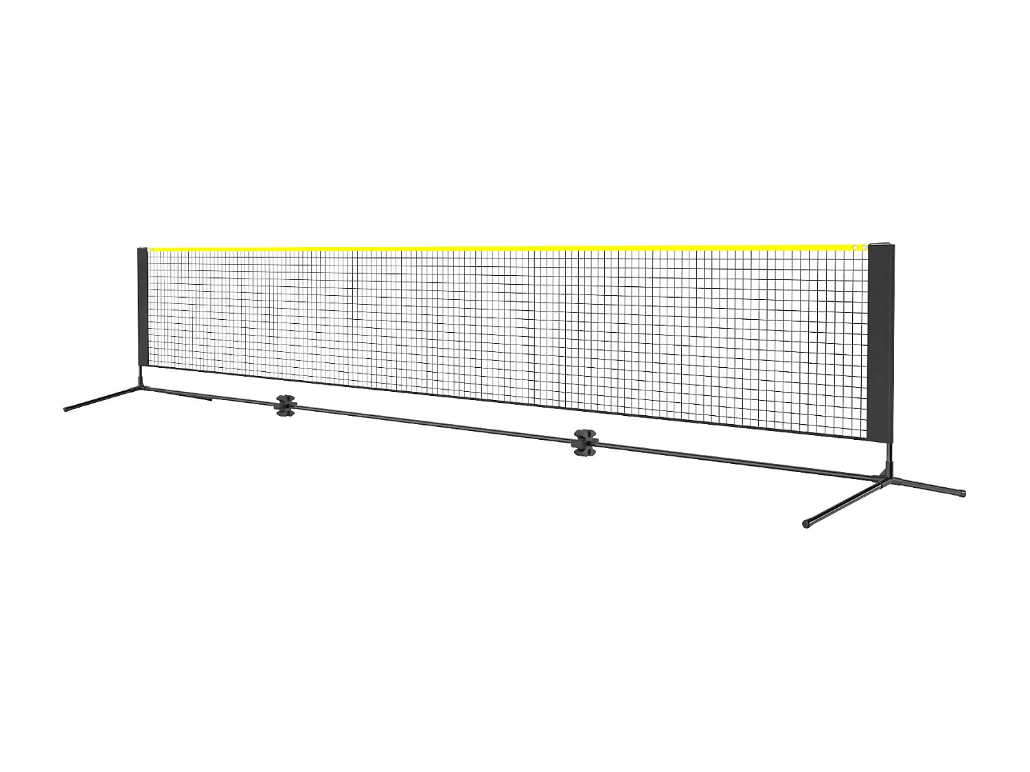 Filet de Badminton, SucceBuy Ensemble de Filets de Badminton Portables 510 cm pour Tennis, Pickleball et Volley-ball
