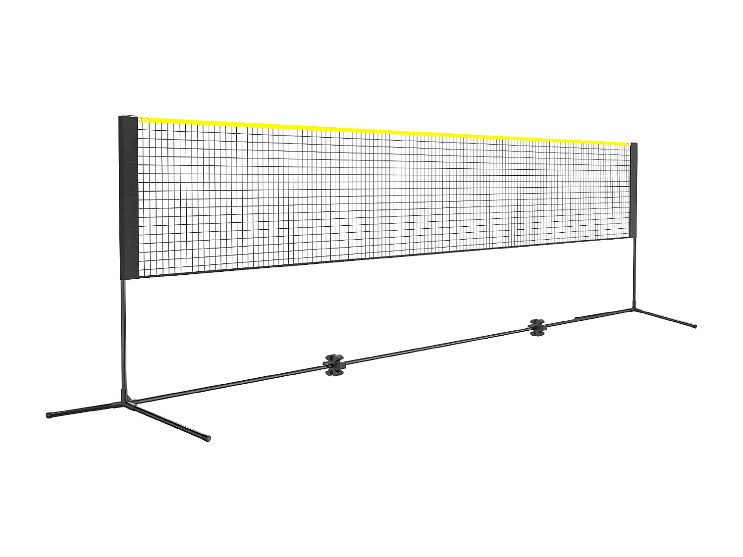 Rete da Badminton, SucceBuy Rete da Badminton Portatile 510 cm per Pallavolo, Pickleball e Tennis