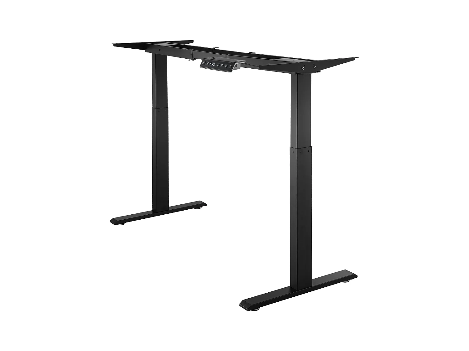 Cadre de Bureau SucceBuy Debout Électrique à Double Moteur,Base de Poste de Travail Ergonomique pour Maison, Bureau, Noir