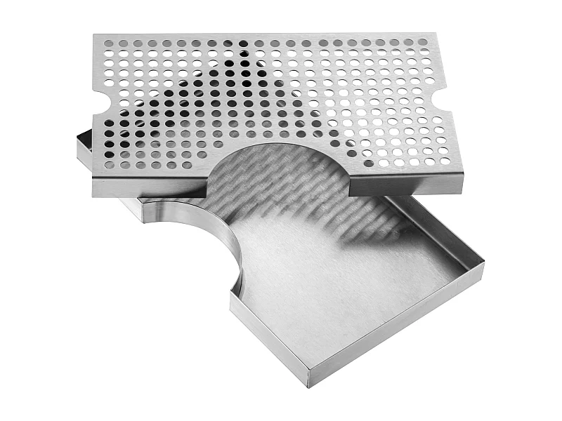 Plateau Égouttoir SucceBuy pour Colonne à Bière en Acier Inoxydable 304, Ce Plateau d'Égouttage de Bière est un Incontournable pour tout Bar