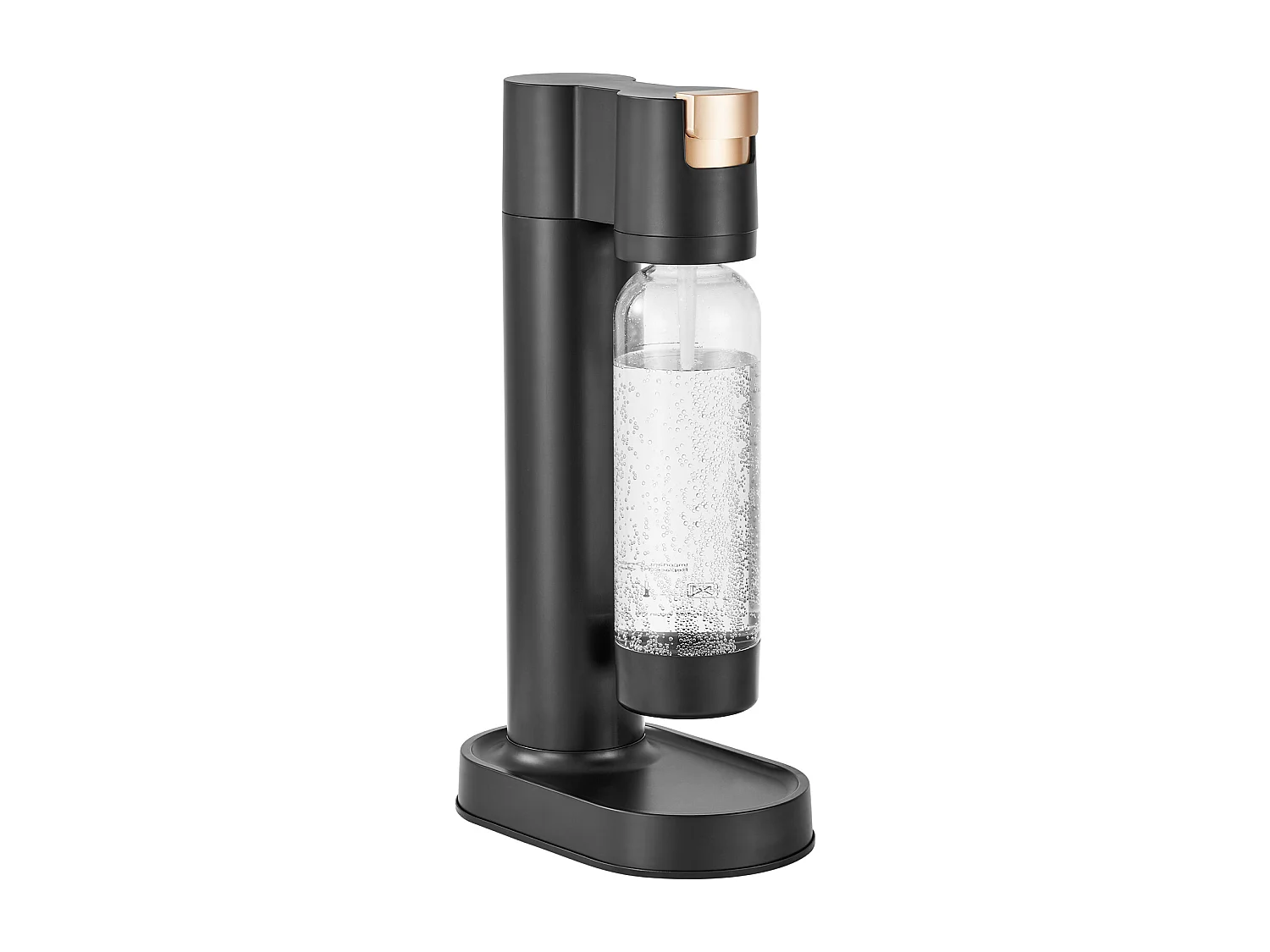Machine à Eau Pétillante SucceBuy, Carbonateur de Soda pour Usage Domestique, Machine à Eau de Seltz avec Bouteille PET de 1 L sans BPA, Noir