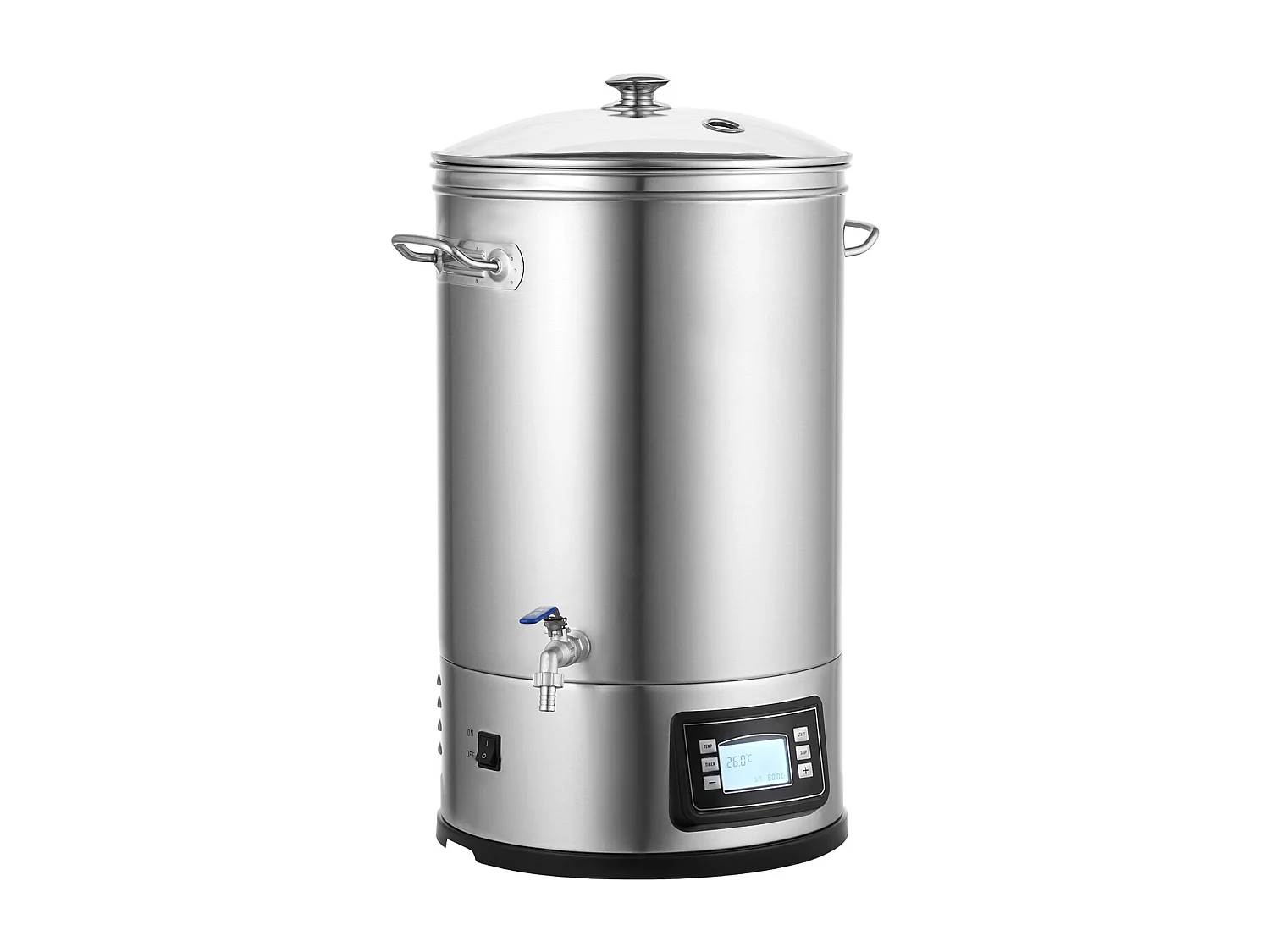 Hervidor de Agua, SucceBuy Kit de Elaboración de Cerveza Casera de Acero Inoxidable, Olla de 30 Litros con Accesorios