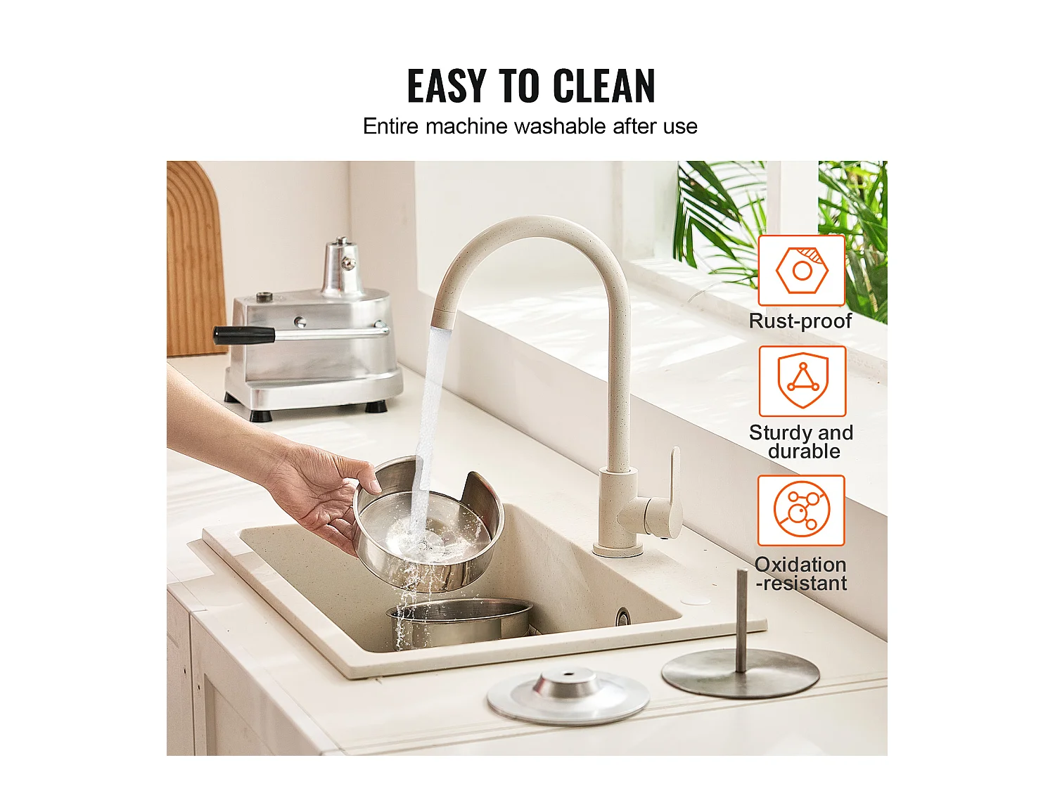 Presse à Hamburger SucceBuy Machine à Galettes de Hamburger 15cm, Presse Commerciale, Formage de Viande, Cuisine, 110 V, Acier Inoxydable/Argent