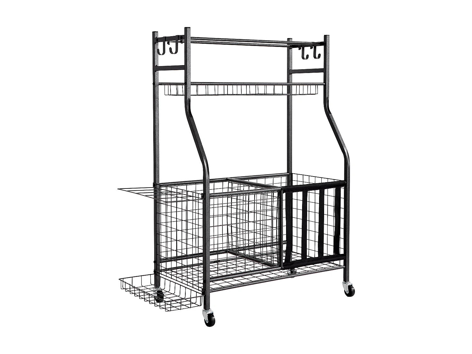 Support de Rangement pour Balles SucceBuy, Rangement pour Equipement et Jouets, Organiseur pour Equipement de Sport,