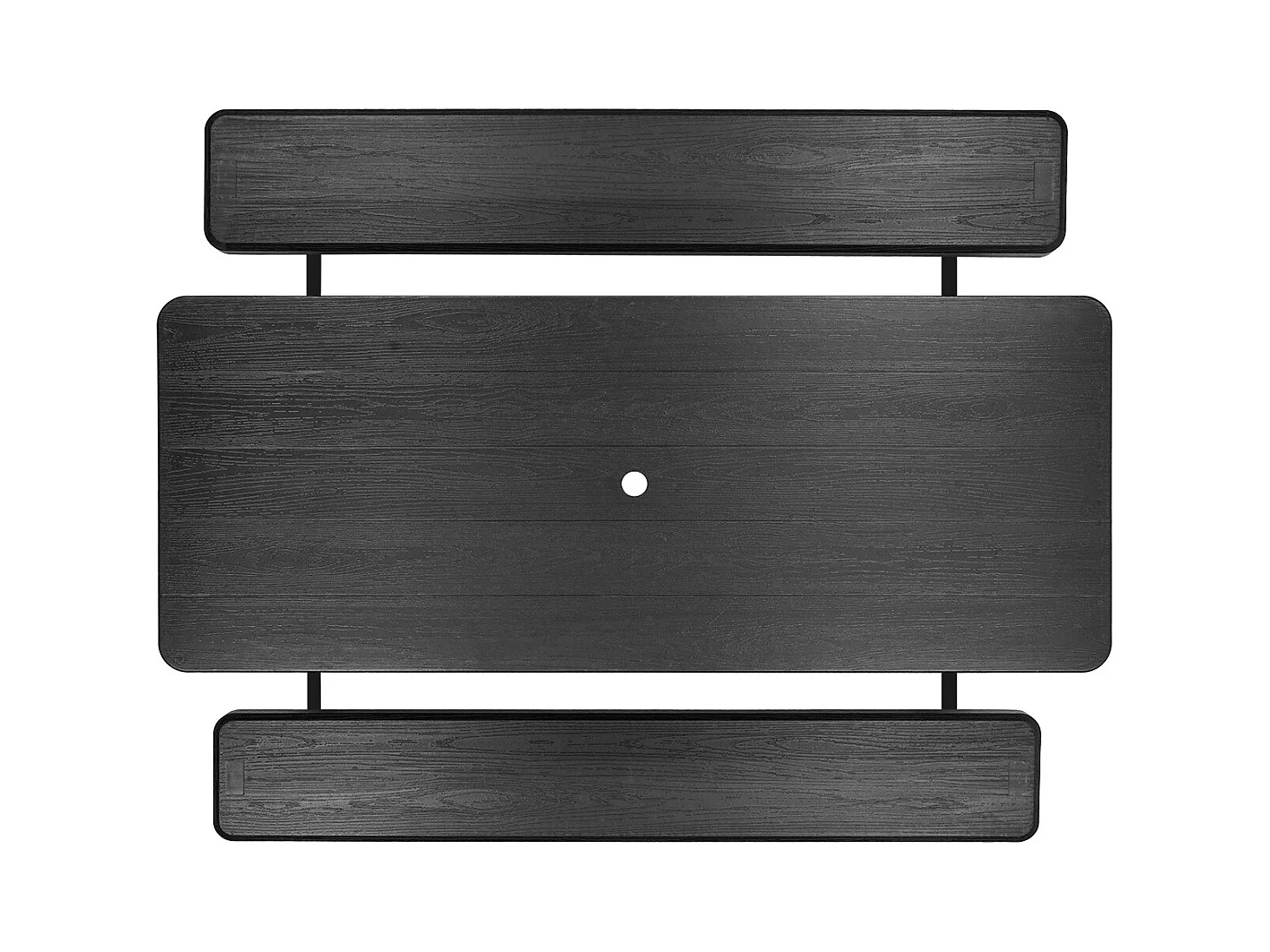 Table de Pique-Nique, SucceBuy Table de Pique-Nique Pliable en Acier 1800 mm avec Bancs pour Jardin et Patio