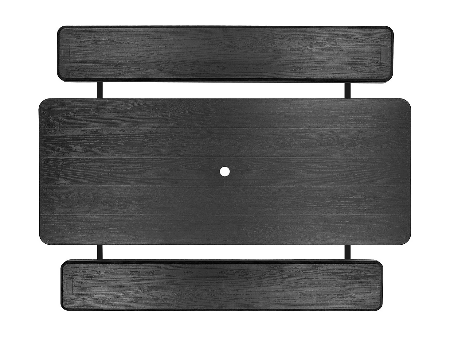 Picknicktafel, SucceBuy 1800 mm Stalen Opvouwbare Picknicktafel met Banken voor Tuin en Patio