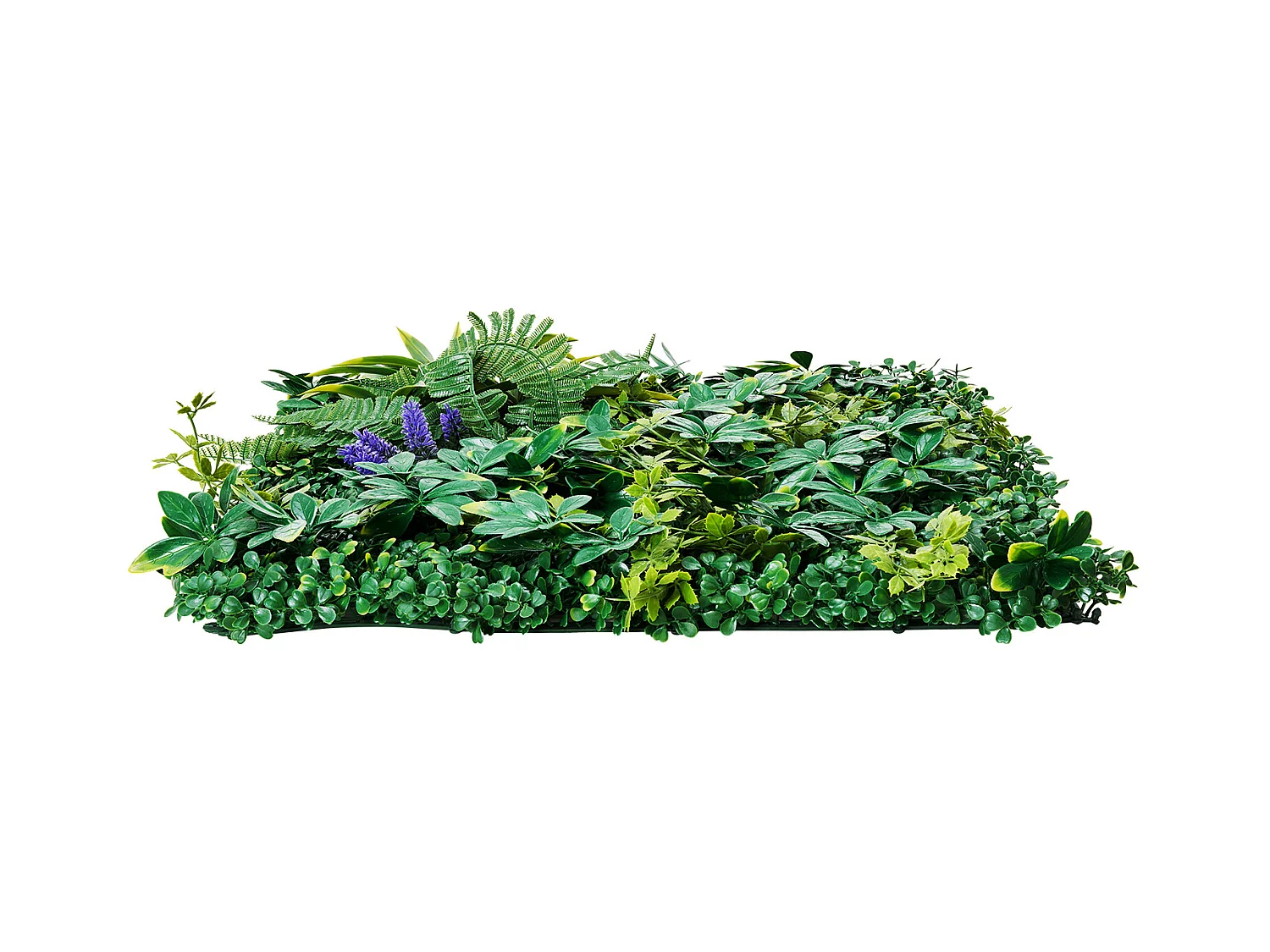 Panneaux Artificiels, SucceBuy Lot de 8 Panneaux Muraux en Gazon Artificiel, 50 × 50 cm, Verdure 3D pour une Décoration Intime