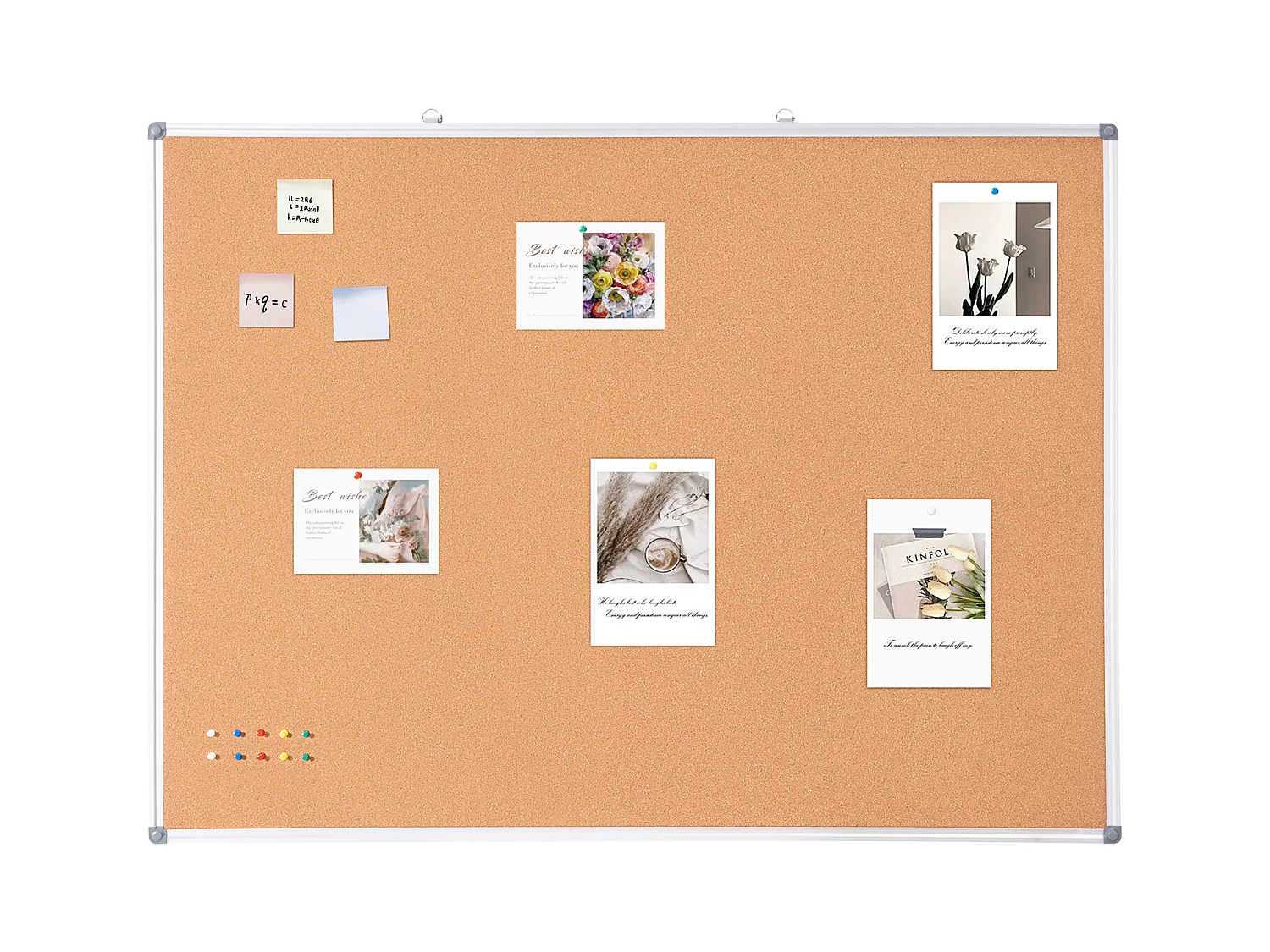 Tableau en Liège SucceBuy Grand Tableau en Liège 121.92cm x 91.44cm - Tableau d'Affichage Mural avec Tableau d'Affichage