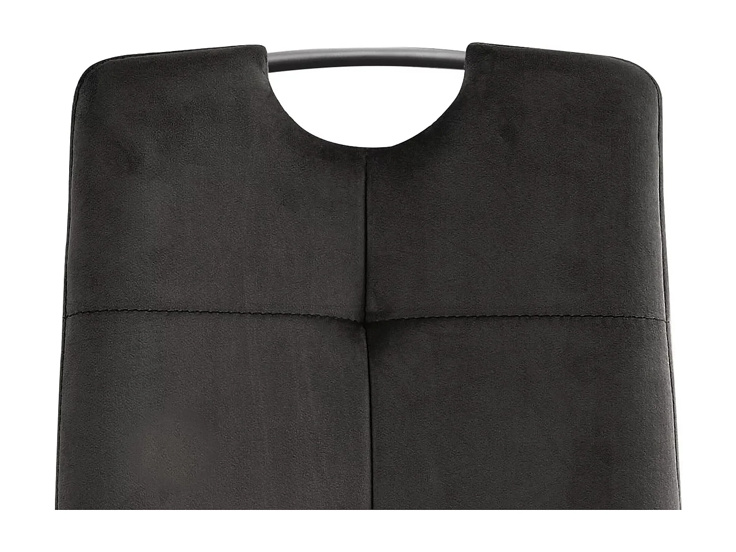 Stuhl Axo V /Metall&Stoffbezug/Schwarz