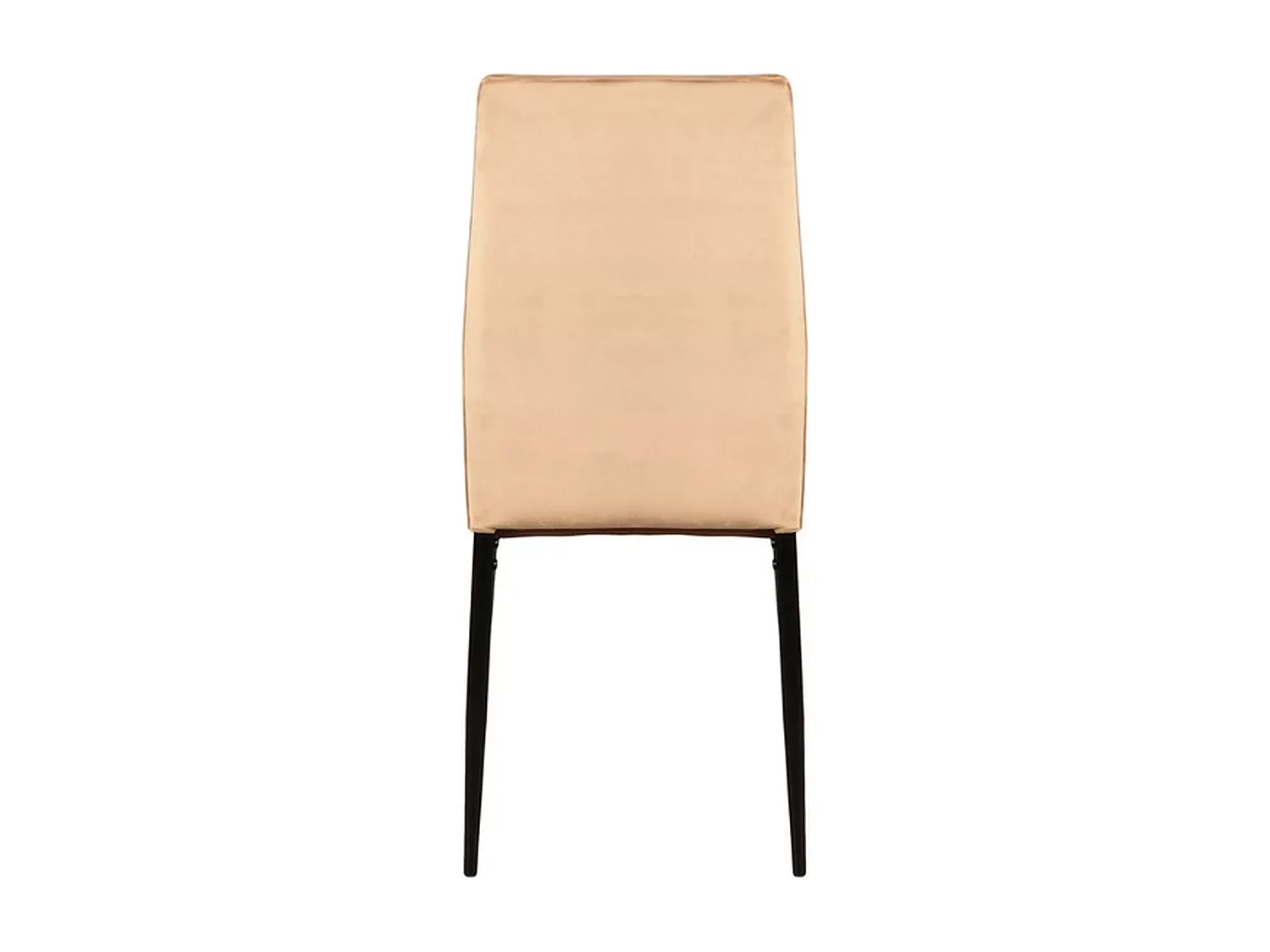 Stuhl Atom Velvet/Metall&Stoffbezug/Beige