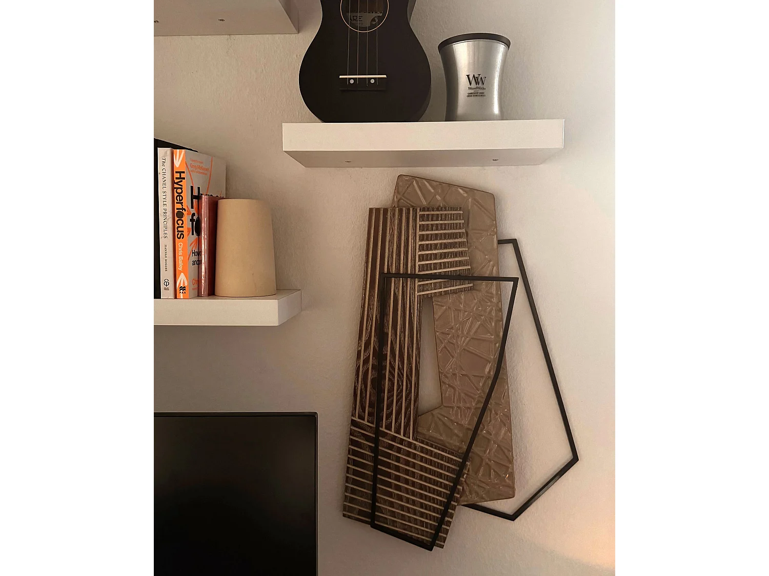 Décoration murale ENNIS 36 cm Métal Marron