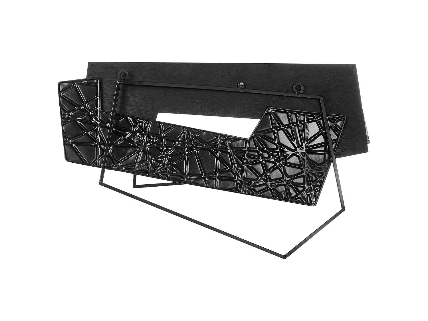 Décoration murale ENNIS 36 cm Métal Marron
