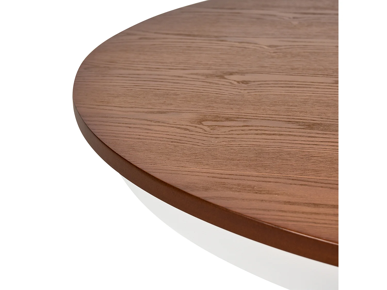 Table de salle à manger extensible AKRON Frêne marron 106/150 cm 106 cm Bois