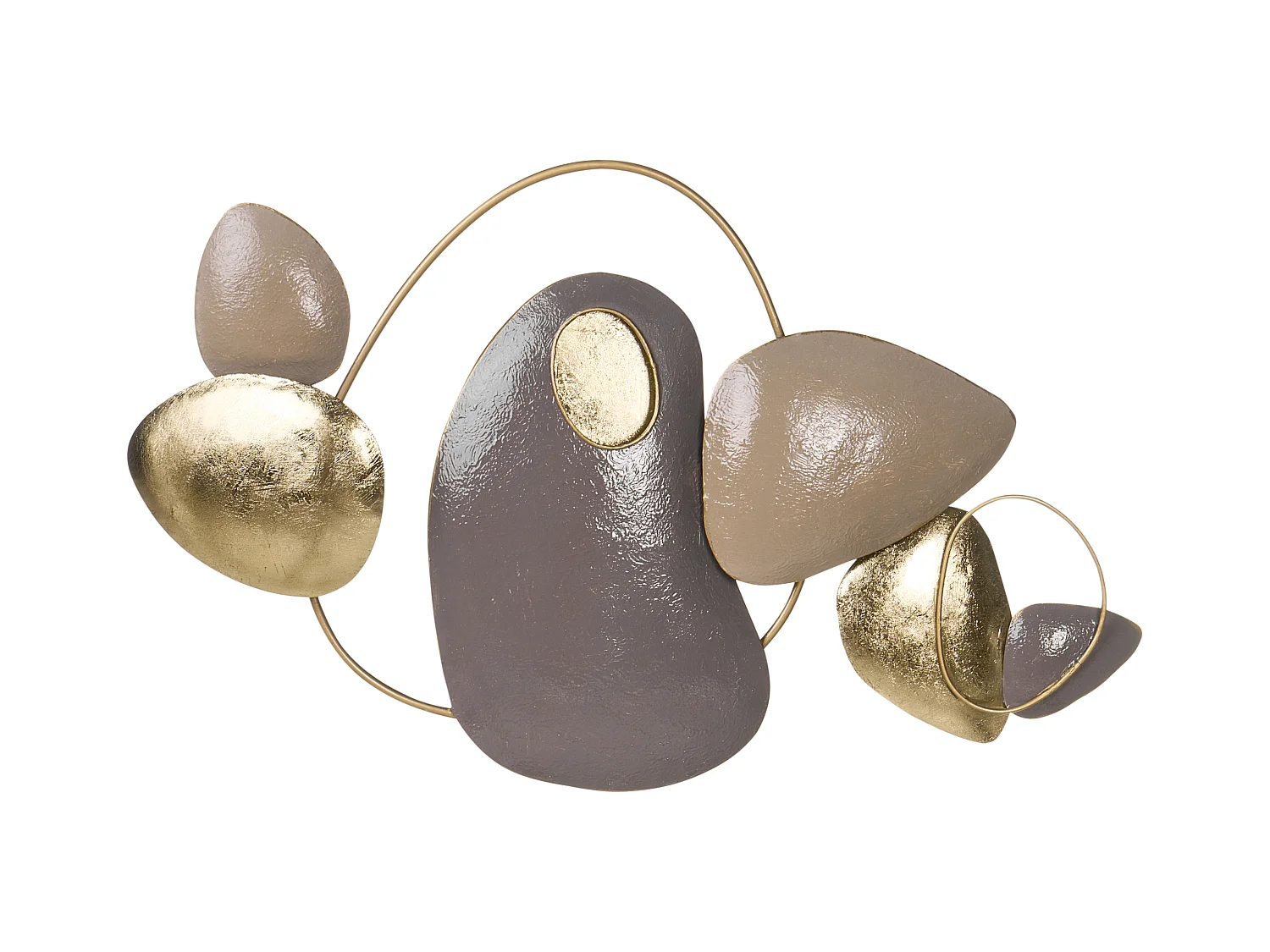 Décoration murale CLANE Métal 46 cm Doré